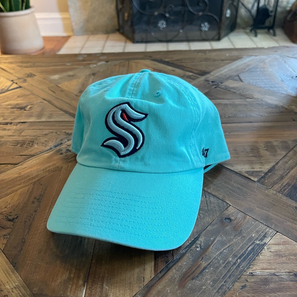 Seattle Kraken NHL Hat Cap 47 Brand Anchor Logo Adjustable